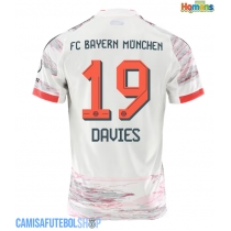 Camisa de time de futebol Bayern Munich Alphonso Davies #19 Replicas 2º Equipamento 2025-26 Manga Curta
